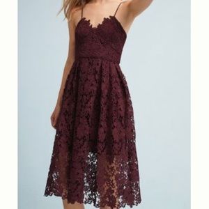 Anthropologie Donna Morgan Renata Lace Dress